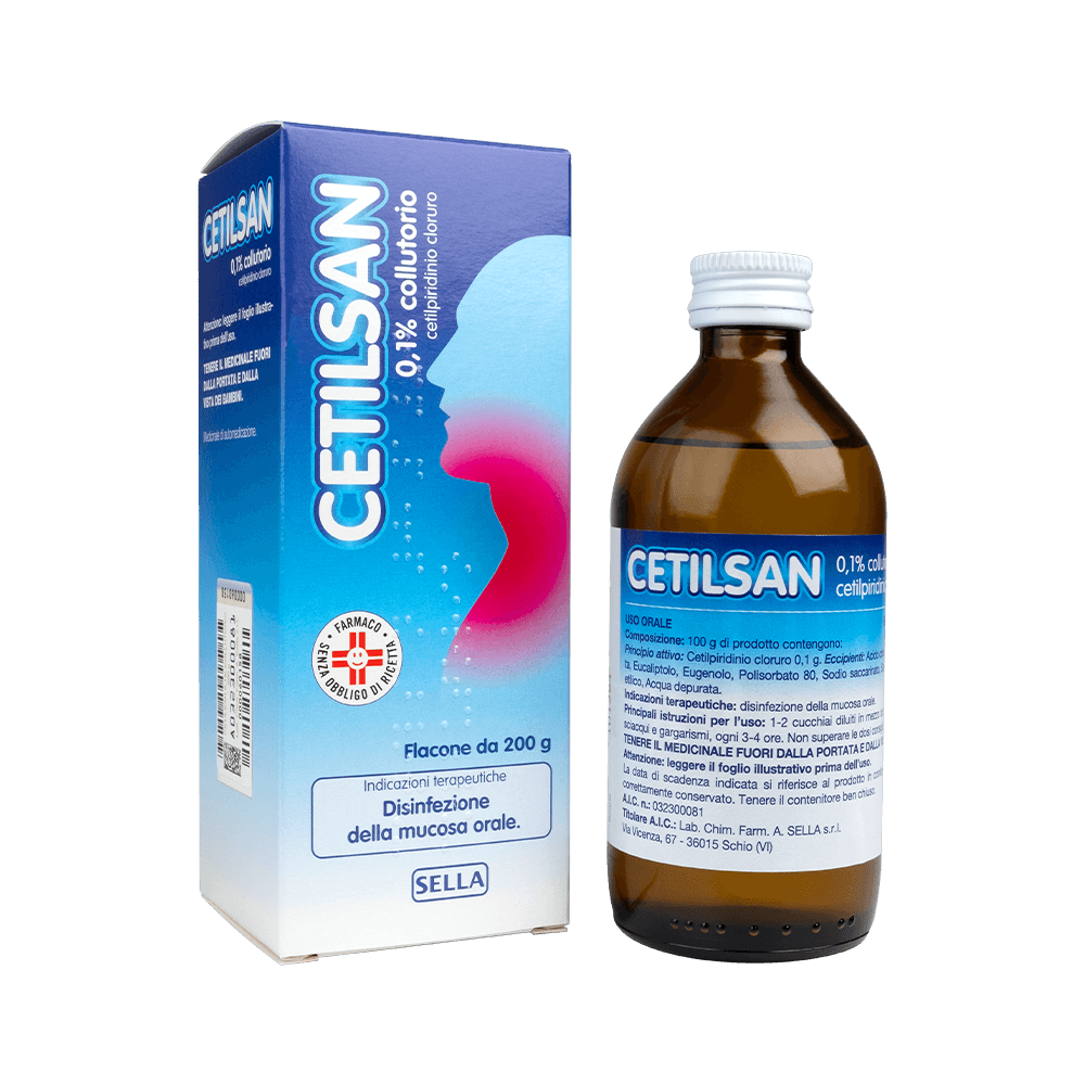Cetilsan Bocca-Gola 0,1% Collutorio