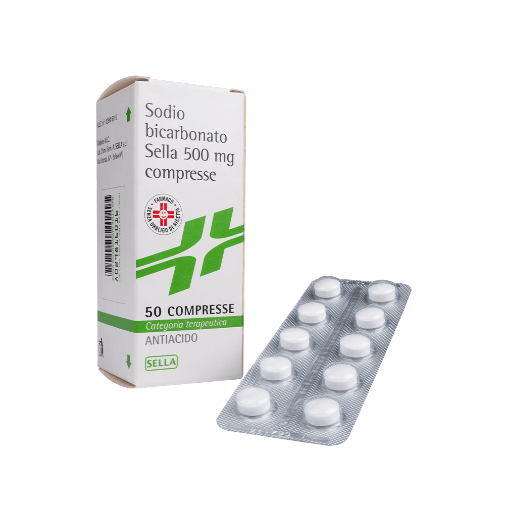 Sodio Bicarbonato Sella 500 mg Compresse